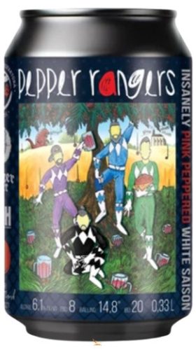 Etyeki Sörmanufaktúra  - Pepper Rangers belga saison rózsaborssal  (0,33L) (6.1%)