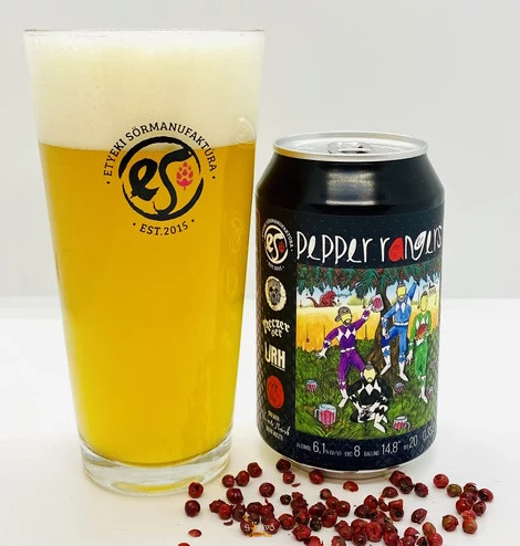 Etyeki Sörmanufaktúra  - Pepper Rangers belga saison rózsaborssal  (0,33L) (6.1%)