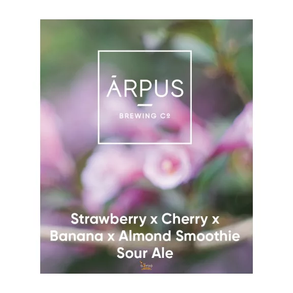Ārpus Brewing Co. - Strawberry x Cherry x Banana x Almond Smoothie Sour Ale (0,44) (4,5 %) Ārpus Brewing Co. - Strawberry x Cherry x Banana x Almond Smoothie Sour Ale (0,44) (4,5 %)