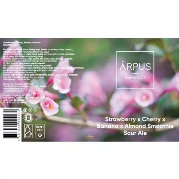   Ārpus Brewing Co. - Strawberry x Cherry x Banana x Almond Smoothie Sour Ale   (0,44) (4,5 %)