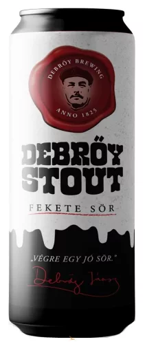 Debrőy Brewing -  Debrőy Stout (0,5L) (4,9 %)