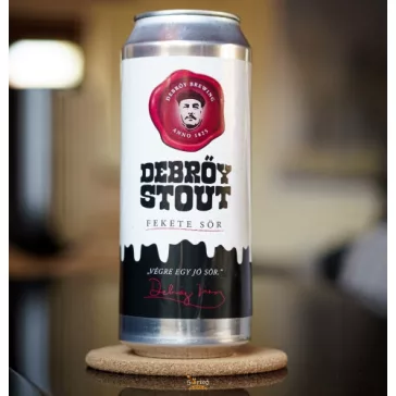 Debrőy Brewing -  Debrőy Stout (0,5L) (4,9 %)
