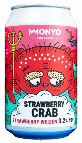 Monyo Strawberry Crab  (0,33L) (3,2 %)