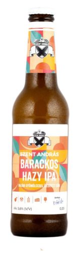 Szent András Barackos Hazy IPA (0,33L) (5,6%)