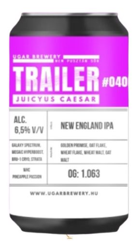 Ugar Trailer 40-  JUICYUS CAESAR  (0,33L) (6,5 %)