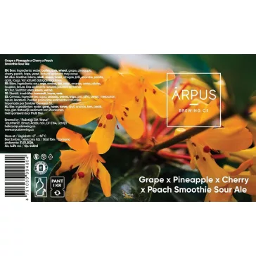   Ārpus Brewing Co. - Grape x Pineapple x Cherry x Peach Smoothie Sour Ale  (0,44) (4,5 %)