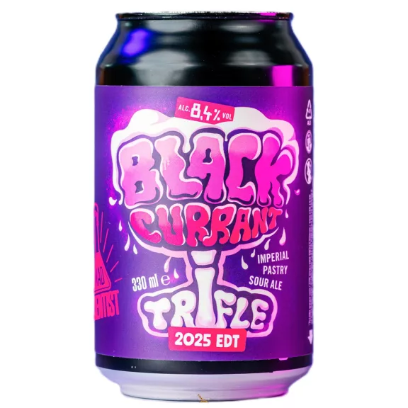 Mad Scientist Blackcurrant Trifle 2025 Pastry Sour (0,44) (8,4 %) Mad Scientist Blackcurrant Trifle 2025 Pastry Sour (0,44) (8,4 %)