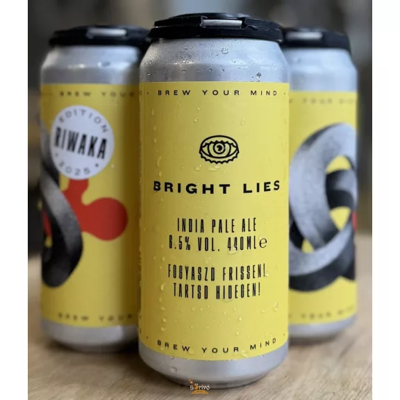 Brew Your Mind BRIGHT LIES Riwaka IPA (0,44) (6,5%) Brew Your Mind BRIGHT LIES Riwaka IPA (0,44) (6,5%)