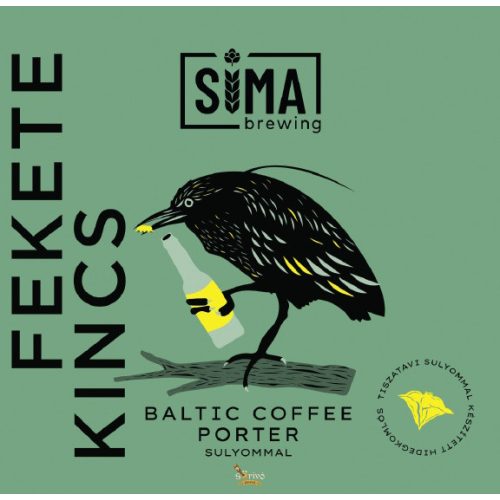 Sima Fekete Kincs Baltic Coffee Porter  (0,33L) (8.2 %)