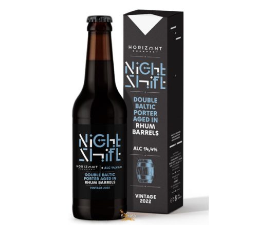Horizont Night Shift Vintage 2022 / Double Baltic Porter rhumos hordóban érlelve