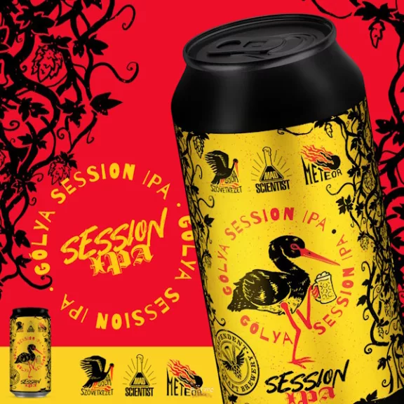 Mad Scientist Gólya Session IPA  (0,44L) (5%)