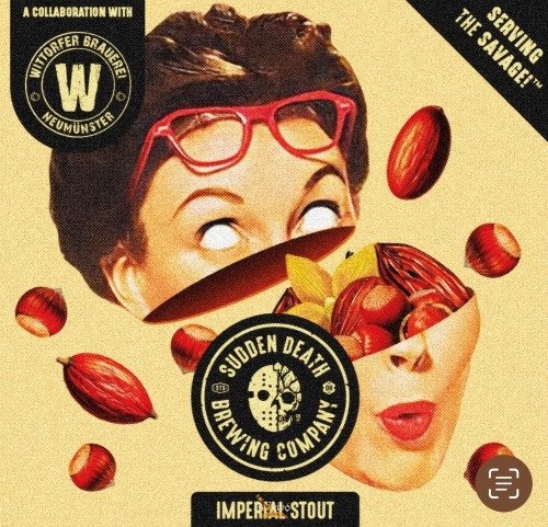 Sudden Death x Wittorfer Brauerei Slice Me Nice Imperial Stout  (0,44) (14,5 %)