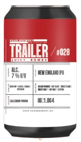 Ugar Trailer 28 - JUICY BOMBS  NEIPA  (0,33L) (7 %)