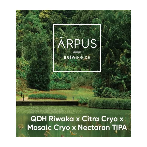 Ārpus Brewing Co. - QDH Riwaka x Citra Cryo x Mosaic Cryo x Nectaron TIPA (0,44) (10,3 %) Ārpus Brewing Co. - QDH Riwaka x Citra Cryo x Mosaic Cryo x Nectaron TIPA (0,44) (10,3 %)