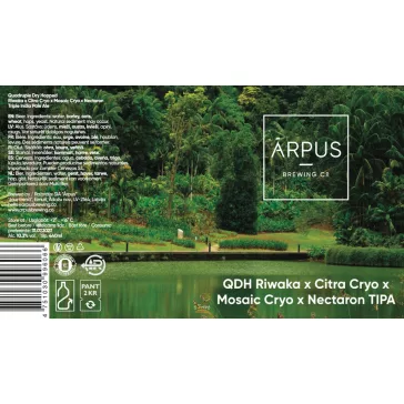   Ārpus Brewing Co. -  QDH Riwaka x Citra Cryo x Mosaic Cryo x Nectaron TIPA   (0,44) (10,3 %)