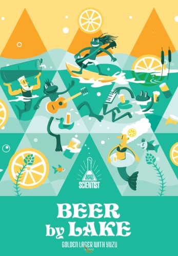 Mad Scientist Beer By Lake   (0,44L) (5 %)