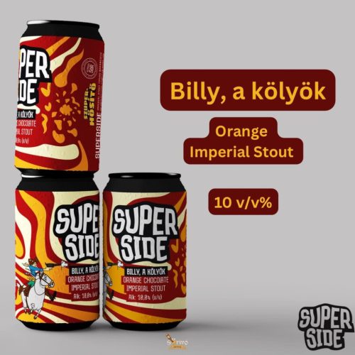 SuperSide - Billy, a kölyök - Narancsos Imperial Stout  (0,33L) (10 %)