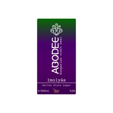 Abodee Imolyás  Helles Lager (0,5 L) (5 %) 