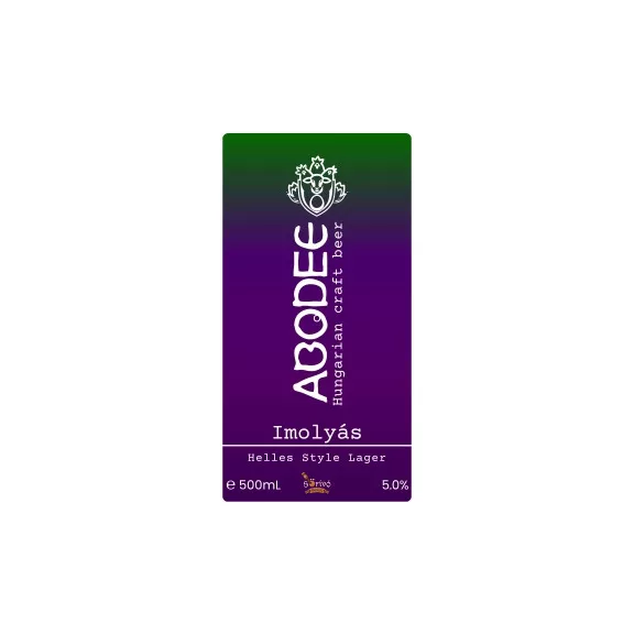 Abodee Imolyás  Helles Lager (0,5 L) (5 %) 