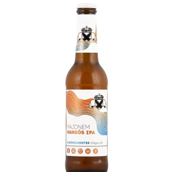 Szent András Majdnem Mangós IPA (alkoholmentes)(0,33L) (0 %) Szent András Majdnem Mangós IPA (alkoholmentes)(0,33L) (0 %)
