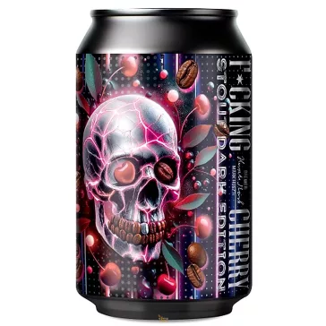  Etyeki Sörmanufaktúra -F*cking Cherry Stout Dark Edition  (0,33L) (7,8%)