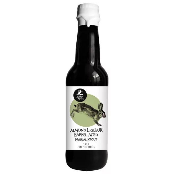 Fehér Nyúl From the Barrel Almond Liqueur Barrel Aged Imperial Stout /hordóérlelt/ (0,33L) (12,3%) Fehér Nyúl From the Barrel Almond Liqueur Barrel Aged Imperial Stout /hordóérlelt/ (0,33L) (12,3%)