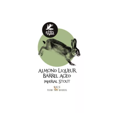   Fehér Nyúl From the Barrel Almond Liqueur Barrel Aged  Imperial Stout  /hordóérlelt/  (0,33L) (12,3%)