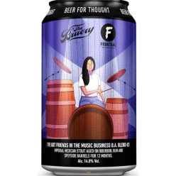   Frontaal Brewing x The Bruery I've Got Friends in the Music Business BA Blend #3 Stout  (0,33) (14 %)