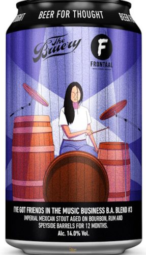 Frontaal Brewing x The Bruery I've Got Friends in the Music Business BA Blend #3 Stout  (0,33) (14 %)