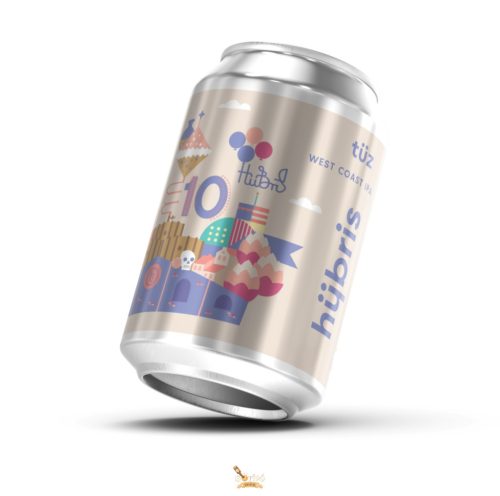 Hübris tüz west coast ipa (0,33 ) (6,2%)