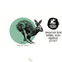 Fehér Nyúl Jamaican Rum Barrel Aged Imperial Stout  /hordóérlelt/  (0,33L) (12,5%)