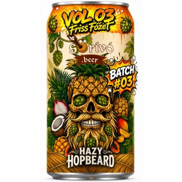 Sörivo - Hazy Hopbeard  VOL 3 -  Hazy IPA  (0,5L) (6 %)