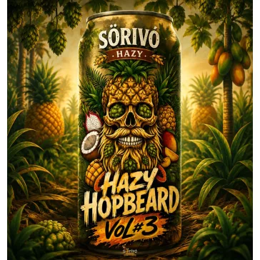 Sörivo - Hazy Hopbeard  VOL 3 -  Hazy IPA  (0,5L) (6 %)