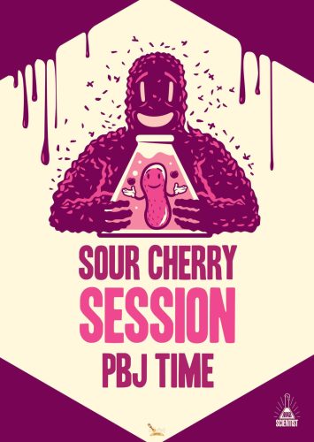 Mad Scientist Sour Cherry Session PBJ Time   /hordóérlelt/ (0,375L) (5,8 %)