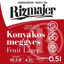RIZMAJER KONYAKOS- MEGGYES SÖRMIX 0,5 L  (4.3 %)