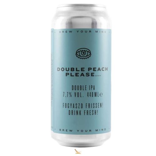 Brew Your Mind Double Peach Please (0,44) (7,7%) cDupla IPA