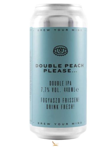 Brew Your Mind Double Peach Please (0,44) (7,7%) cDupla IPA