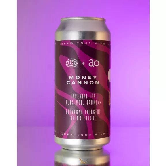 Brew Your Mind Money Cannon (0,44) (8,3%) cDupla IPA Brew Your Mind Money Cannon (0,44) (8,3%) cDupla IPA