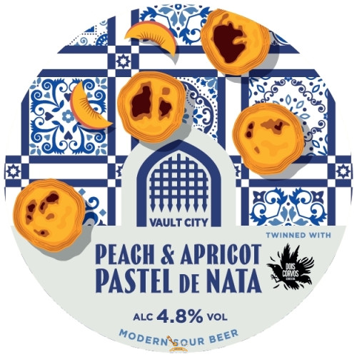 Vault City  Brewing  Peach & Apricot Pastel De Nata Sour   (0,44) (4,8 %)