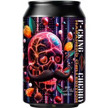   Etyeki Sörmanufaktúra - F*cking Cherry  Meggyes pastry sour Habanero Chili Edition  (0,33L) (6,5%)