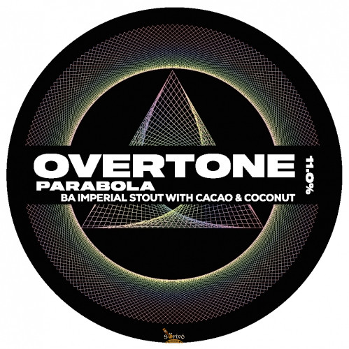 Overtone Parabol Bourbon Imperial Stout /hordóérlelt /  (0,44) (11 %)