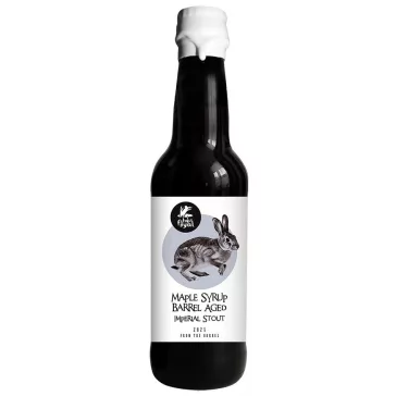   Fehér Nyúl From the Barrel Maple Syrup Barrel Aged  Imperial Stout  /hordóérlelt/  (0,33L) (12,3%)