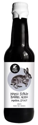 Fehér Nyúl From the Barrel Maple Syrup Barrel Aged  Imperial Stout  /hordóérlelt/  (0,33L) (12,3%)