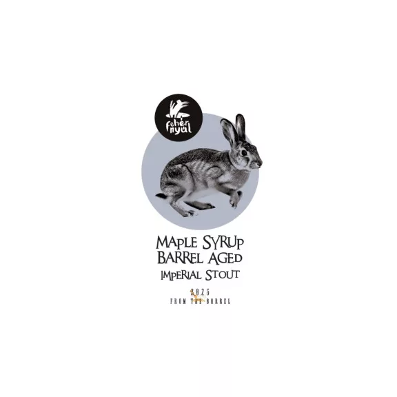 Fehér Nyúl From the Barrel Maple Syrup Barrel Aged Imperial Stout /hordóérlelt/ (0,33L) (12,3%) Fehér Nyúl From the Barrel Maple Syrup Barrel Aged Imperial Stout /hordóérlelt/ (0,33L) (12,3%)