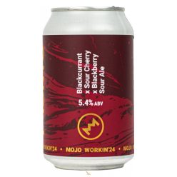   Monyo MOJO WORKIN'24   BLACKCURRANT  SOUR CHERRY  BLACKBERRY SOUR ALE  (0,33L) (5,4%)