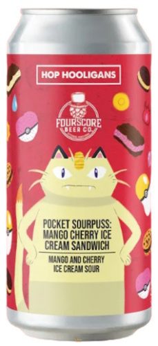 Hop Hooligans Pocket Sourpuss: Mango Cherry ICE CREAM SANDWICH (0,5 L) (5 %)