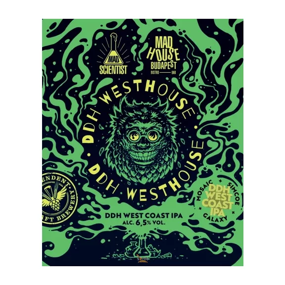 Mad Scientist - DDH Westhouse (0,44 L) (5,3 %) Mad Scientist - DDH Westhouse (0,44 L) (5,3 %)