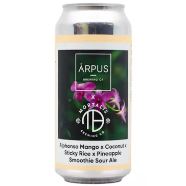   Ārpus Brewing Co./w Mortalis Brewing Co. Alphonso Mango x Coconut x Sticky Rise x Pineapple Smoothie Sour Ale  (0,44) (4,5 %)