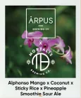 Ārpus Brewing Co./w Mortalis Brewing Co. Alphonso Mango x Coconut x Sticky Rise x Pineapple Smoothie Sour Ale  (0,44) (4,5 %)