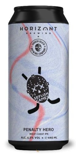 Horizont -x Sudden Death - Penalty Hero -West Coast IPA  (0,44L) (6,5%)